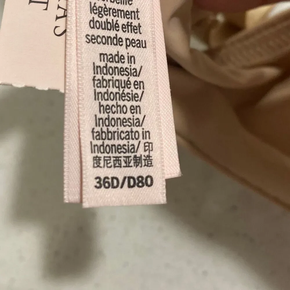 Victoria’s Secret T-shirt lightly lined Demi bra, size 36D - Picture 6 of 7